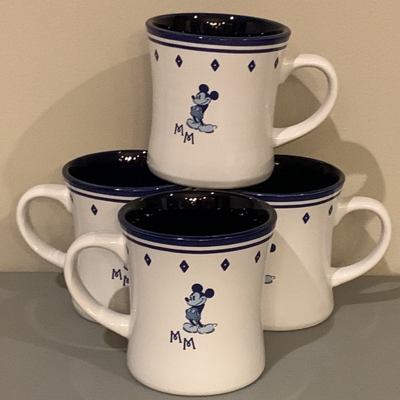 Disney’s Mickey Mouse Coffee Cup Set of 4 - Picture 2 of 12